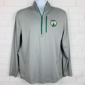 Majestic Boston Celtics 1/4 Zip Jacket